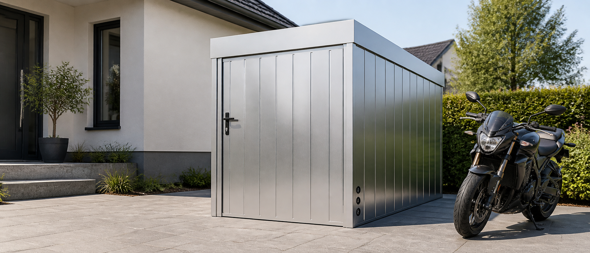 Welcher Untergrund für eine Motorradgarage?